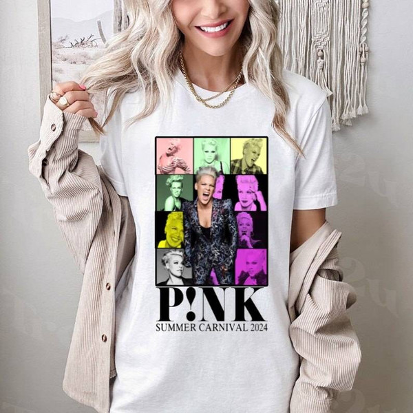 P!nk Summer 2024 Shirt, Trustfall Album Sweatshirt, Pink Singer Tour Hoodie, Gift For Fan.jpg