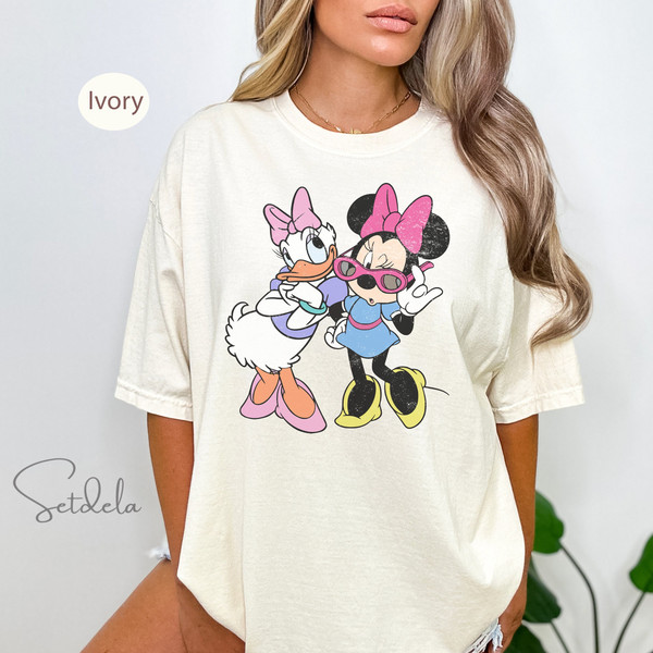 Comfort Colors Disney Minnie Daisy Shirt, Disney Girls Shirt, Disney Besties Shirt, Disneyworld Shirt, Disney Womens Shirt, Disneyland Tee.jpg