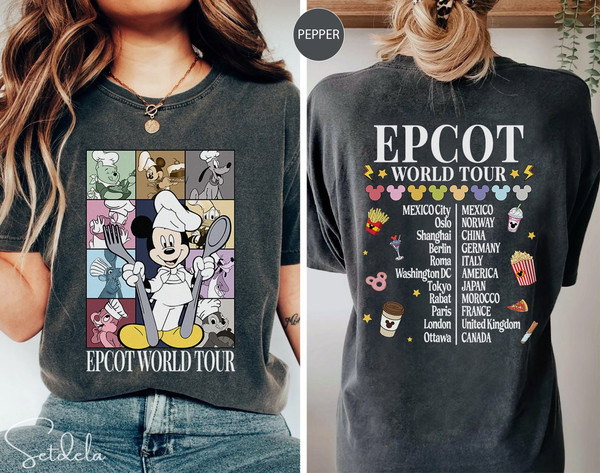 Mickey & Friends Epcot World Tour Shirt, Drinking Around The World Tour Shirt, Mickey Eras Tour Shirt, Epcot Food And Wine Shirt.jpg