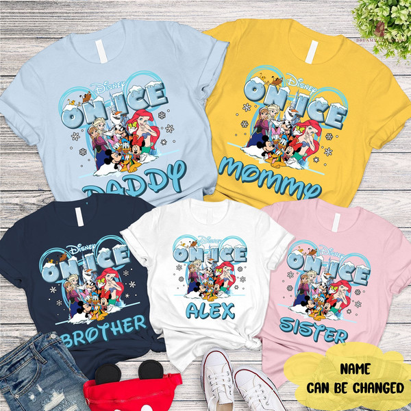 Disneyland On Ice 2024 Family Shirt  Mickey and Friends Lovers Shirt  Frozen Lovers Shirt  Princess On Ice Shirt  Family Vacation Shirt.jpg