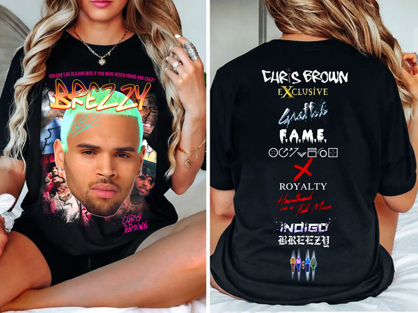 Chris Brown Shirt, Chris Brown 1111 Tour 2024 Shirt, Chris Brown Breezy Shirt, 11 11 Vintage Shirt, Chris Brown 11 11 Tour Tee.jpg