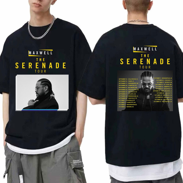 Maxwell The Serenade 2024 North America Tour Shirt, Maxwell 2024 Concert Shirt, Maxwell Fan Gift, The Serenade Tour 2024 Shirt.jpg