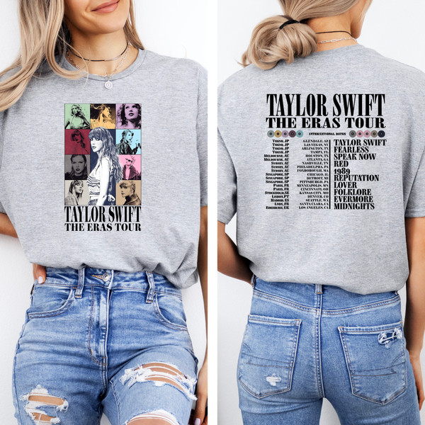 Taylor Swift Merch Concert T-shirt, Taylor Swift Eras, Eras Tour Shirt, Eras Tour Concert Shirt, Eras Tour Movie Shirt, Two Sided Shirt.jpg
