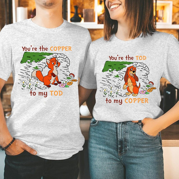 Tod and Copper Friends Matching Shirt  The Fox and the Hound Shirt  DisneyWorld Shirt  Disneyland BFF Trip  Disneyland Bestie Shirt.jpg