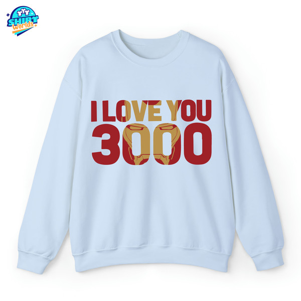 Marvel Avengers Endgame Iron Man I Love You 3000 Text Fill T-shirt, MCU Fans Gift, Iron Man Shirt, Iron Man Gift.jpg