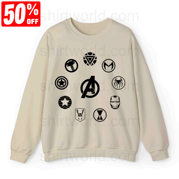 Avengers Symbol Sweatshirt, Avengers Logo Sweatshirt, Marvel Sweatshirt &amp Hoodie, Marvel SweatShirt, Marvel Hoodie.jpg