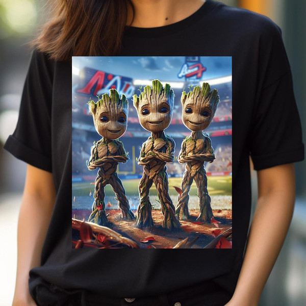 Groot Vs Atlanta Braves Swing Sprouts PNG, Groot PNG, Atlanta Braves Digital Png Files.jpg