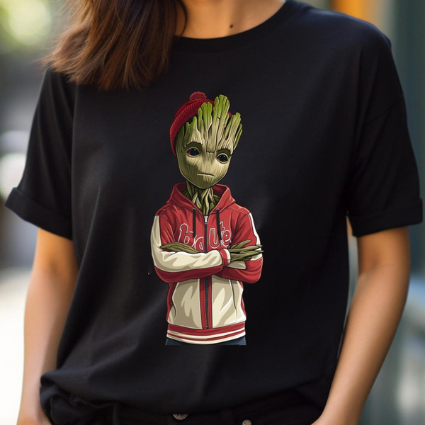 Groot Vs Atlanta Braves Leafy League PNG, Groot PNG, Atlanta Braves Digital Png Files.jpg