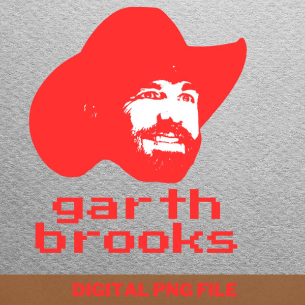 Garth Brooks Book Collection PNG, Garth Brooks PNG, Outlaw Music Digital Png Files.jpg