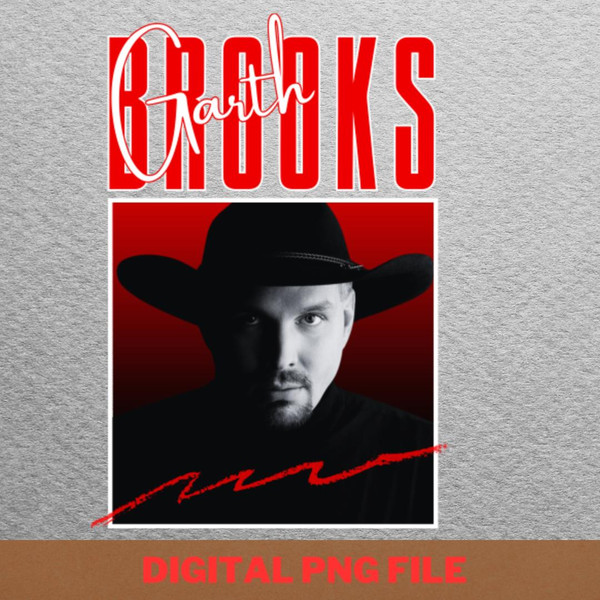 Garth Brooks Rock Appeal PNG, Garth Brooks PNG, Outlaw Music Digital Png Files.jpg