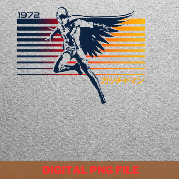 Gatchaman Resilient Heroes PNG, Gatchaman PNG, Battle Of The Planets Digital Png Files.jpg