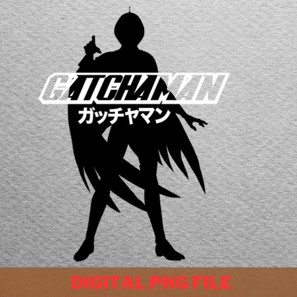 Gatchaman Steadfast Defenders PNG, Gatchaman PNG, Battle Of The Planets Digital Png Files.jpg