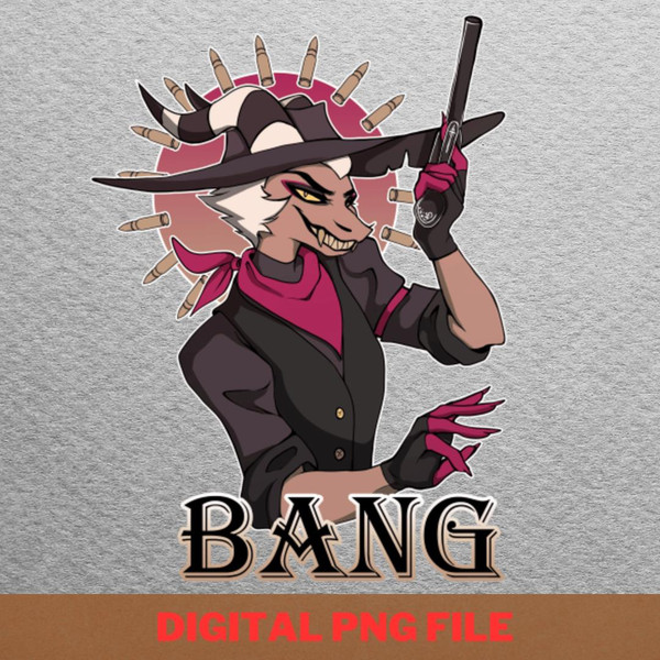 Bang - Helluva Boss Vivid PNG, Helluva Boss PNG, Angel Dust Digital Png Files.jpg