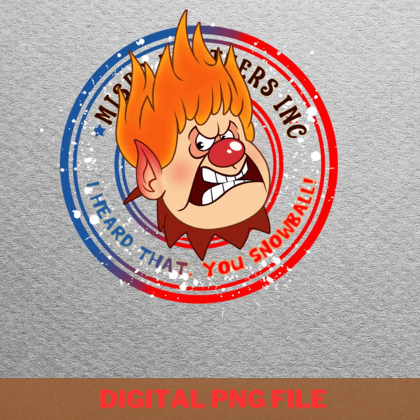 Heat Miser By Richh Walsh - Heat Miser Incendiary PNG,  Heat Miser PNG, Happy Christmas Digital Png Files.jpg