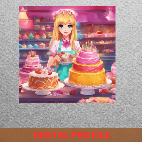 Usagi Chibi Adventures Chibi Cakes Adorable PNG, Usagi PNG, Sailor Senshi Digital.jpg