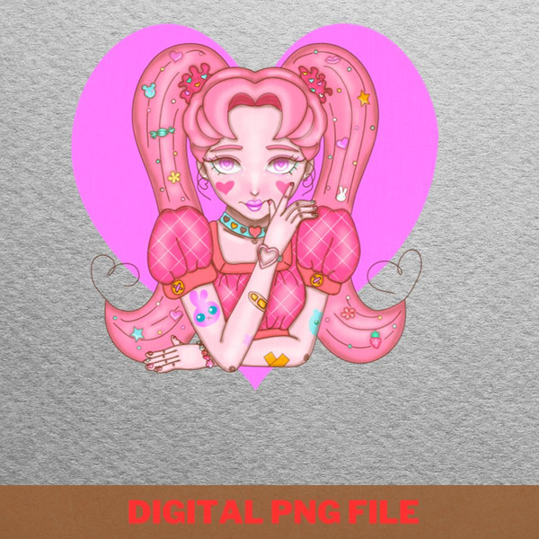Usagi Dark Kingdom Chica Magica Rosada PNG, Usagi PNG, Sailor Senshi Digital.jpg