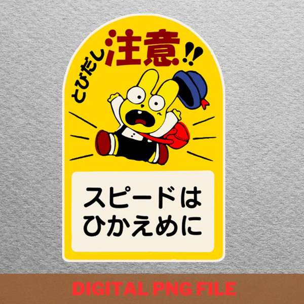 Usagi Forbidden Love Japanese Warning Sign PNG, Usagi PNG, Sailor Senshi Digital.jpg