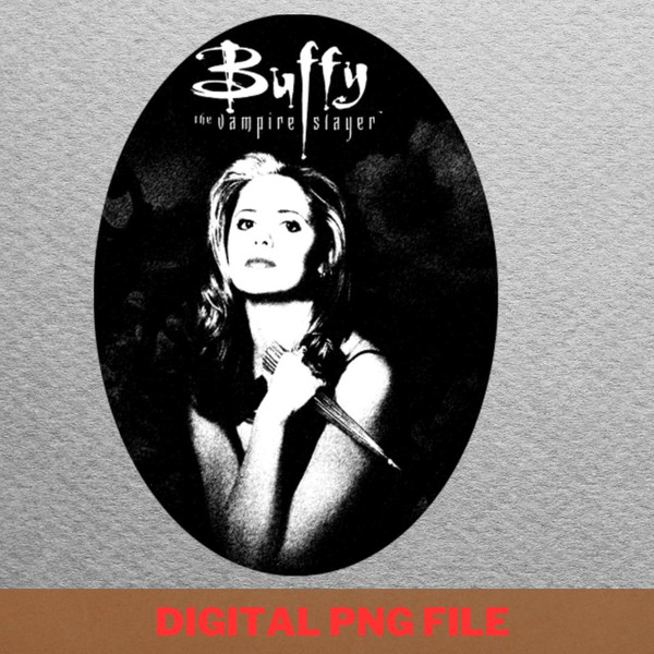 Buffy The Vampire Slayer Powerful Witches Emerge PNG, Buffy Summers PNG, Vampire Digital Png Files.jpg