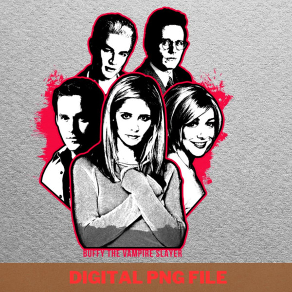 Buffy The Vampire Slayer Slayer Strength Tested PNG, Buffy Summers PNG, Vampire Digital Png Files.jpg