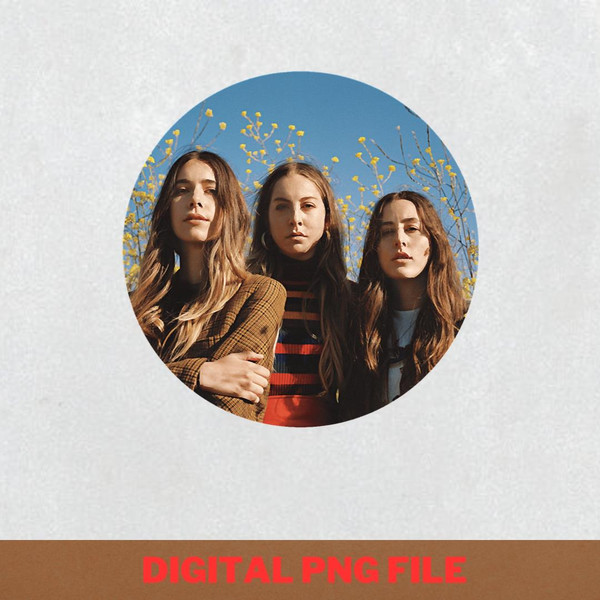 Haim Band Acoustics PNG, Haim Band PNG, Something To Tell You Digital Png Files.jpg