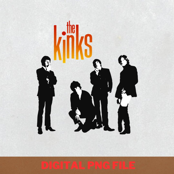The Kinks Band Revival PNG, The Kinks Band PNG, The Kinks Logo Digital Png Files.jpg