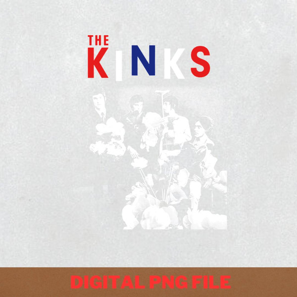 The Kinks Band Recognition PNG, The Kinks Band PNG, The Kinks Logo Digital Png Files.jpg