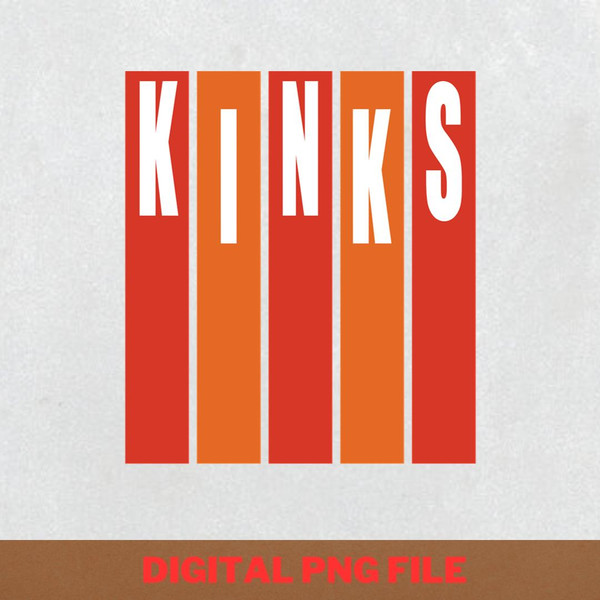 The Kinks Band Iconic PNG, The Kinks Band PNG, The Kinks Logo Digital Png Files.jpg