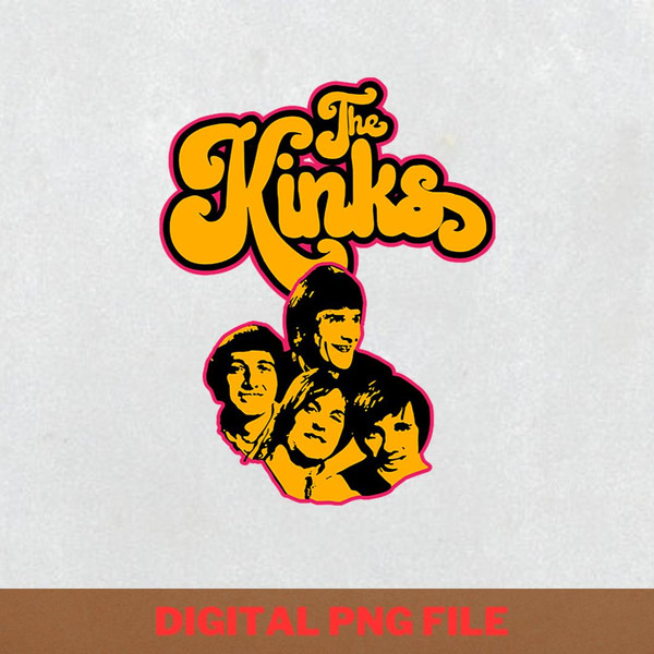 The Kinks Band Reunion PNG, The Kinks Band PNG, The Kinks Logo Digital Png Files.jpg