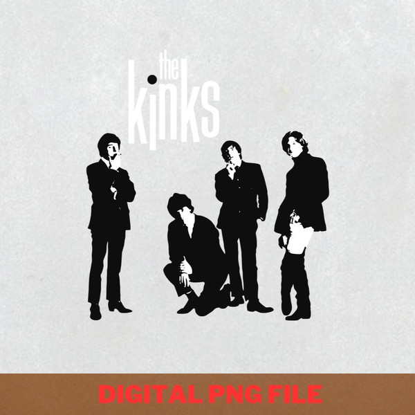 The Kinks Band Rhythm PNG, The Kinks Band PNG, The Kinks Logo Digital Png Files.jpg