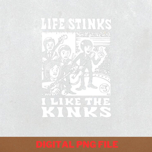 The Kinks Band Narrative PNG, The Kinks Band PNG, The Kinks Logo Digital Png Files.jpg