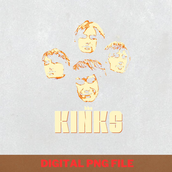 The Kinks Band Solo PNG, The Kinks Band PNG, The Kinks Logo Digital Png Files.jpg
