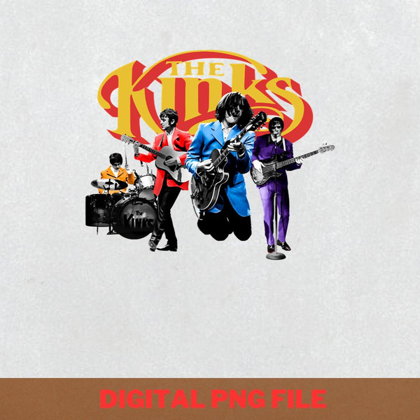 The Kinks Band Cinematic PNG, The Kinks Band PNG, The Kinks Logo Digital Png Files.jpg