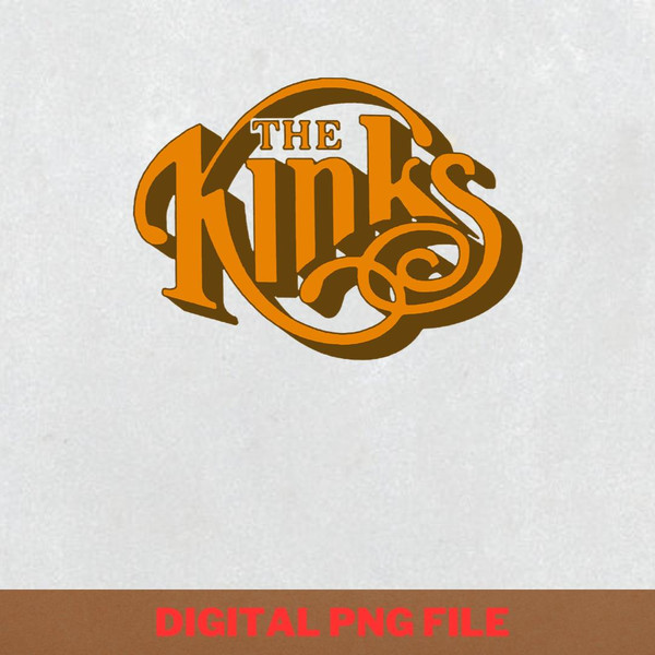 The Kinks Band Genre PNG, The Kinks Band PNG, The Kinks Logo Digital Png Files.jpg
