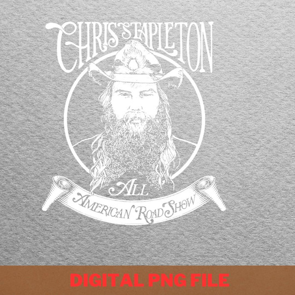 Chris Stapleton Album Cover PNG, Chris Stapleton PNG, Country Music Digital Png Files.jpg