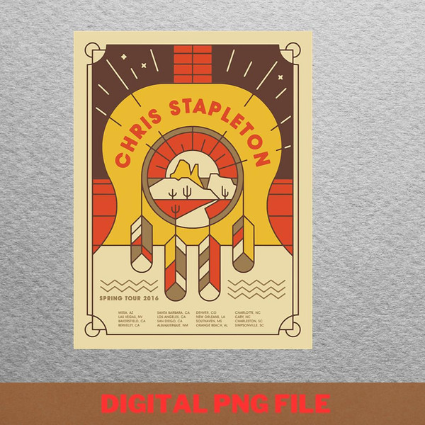 Chris Stapleton Starting Over Album PNG, Chris Stapleton PNG, Country Music Digital Png Files.jpg