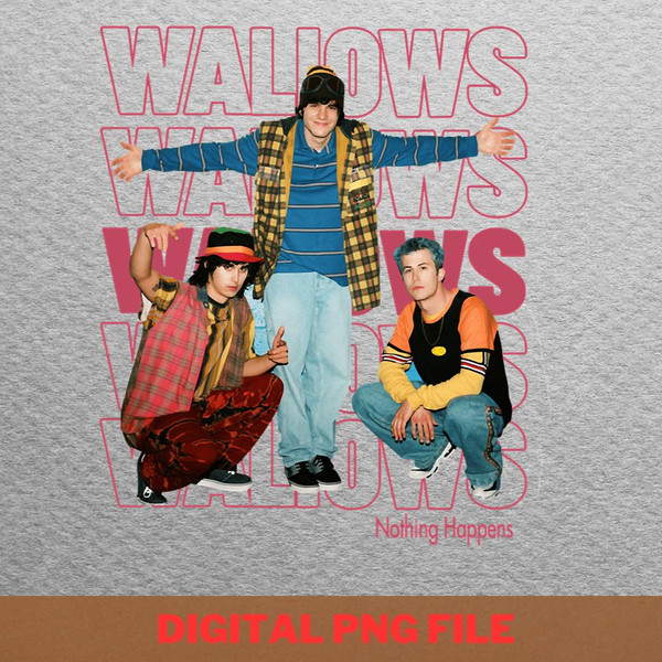 Wallows Band Band Traditions PNG, Wallows Band PNG, Indie Aesthetic Digital Png Files.jpg