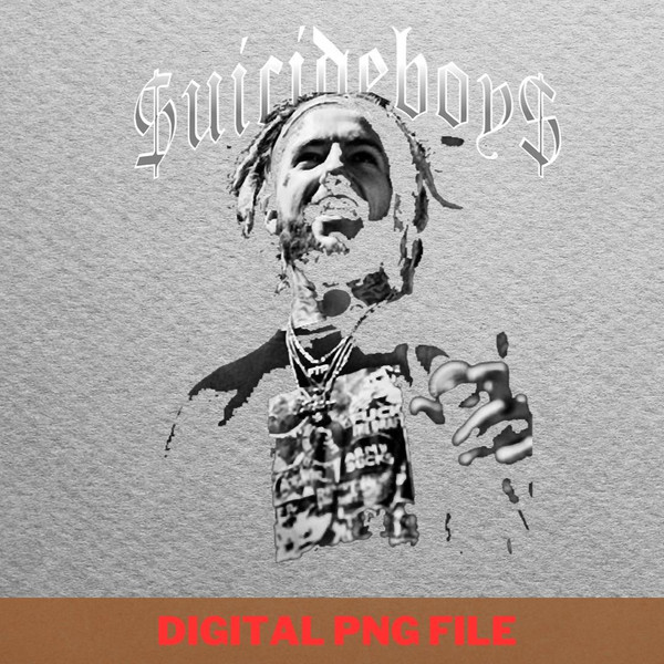 Suicideboys Artistic Imagery PNG, Suicideboys PNG, Hip Hop Digital Png Files.jpg