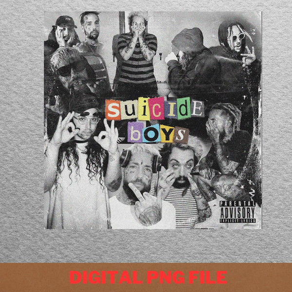 Suicideboys Stage Presence PNG, Suicideboys PNG, Hip Hop Digital Png Files.jpg