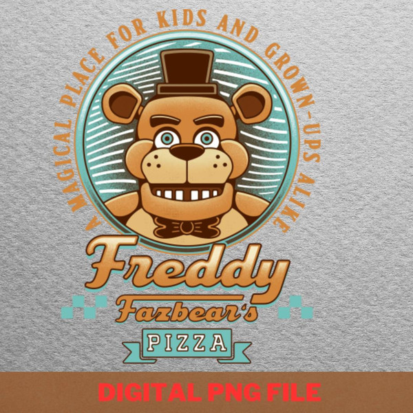 Freddy Fazbear Animatronic Bear PNG, Showbiz Pizza PNG, Freddy Fazbear Digital Png Files.jpg