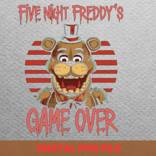 Freddy Fazbear Creepy Companion PNG, Showbiz Pizza PNG, Freddy Fazbear Digital Png Files.jpg