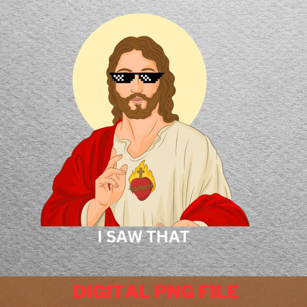 Jesus Meme Righteous Ribbing PNG, Jesus Meme PNG, Jesus Christ Digital Png Files.jpg