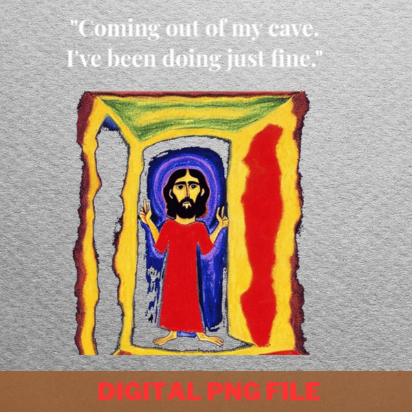 Jesus Meme Saintly Satire PNG, Jesus Meme PNG, Jesus Christ Digital Png Files.jpg