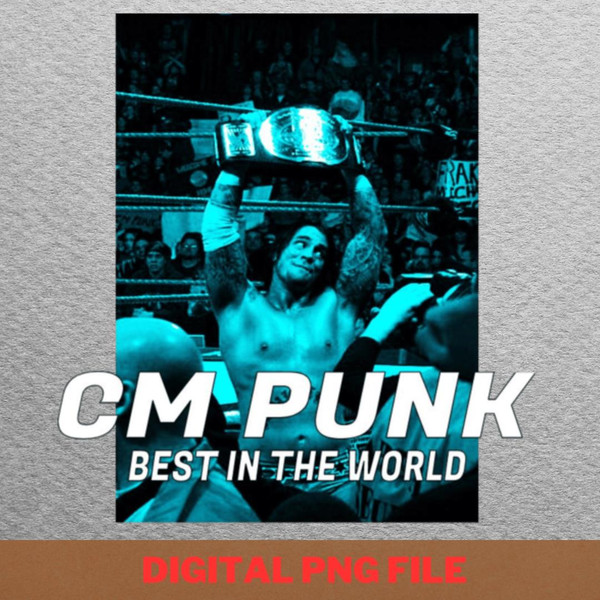 Cm Punk Legend PNG, Wwe Raw PNG, Wwe Smackdown Digital Png Files.jpg