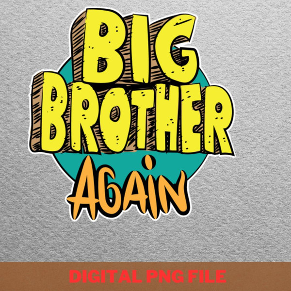 Big Brother Laughs PNG, Big Brother  PNG, Funny Family Digital Png Files.jpg