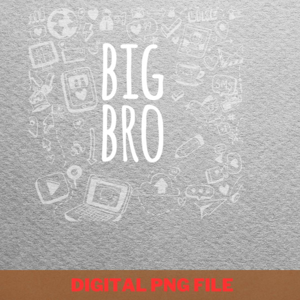 Big Brother Tutors PNG, Big Brother  PNG, Funny Family Digital Png Files.jpg