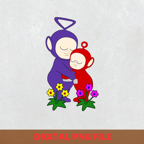 Teletubbies Cartoon Hugs PNG, Teletubbies Cartoon PNG, Tinky Winky Digital Png Files.jpg