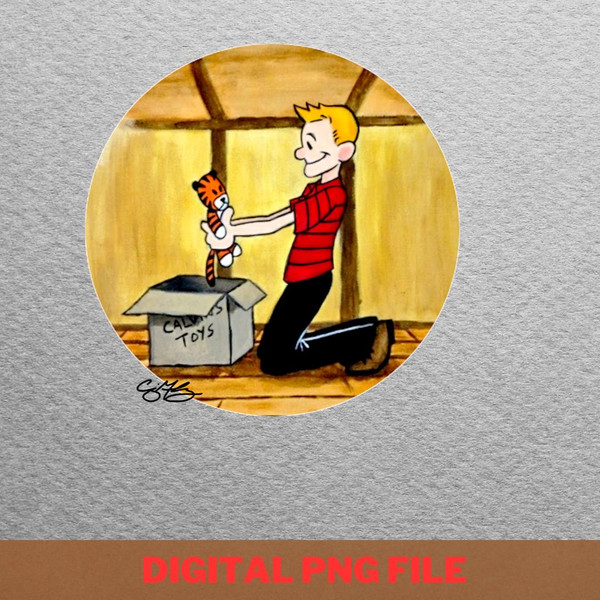 Calvin And Hobbes Dream Worlds PNG, Calvin and Hobbes PNG, Bill Watterson Digital Png Files.jpg