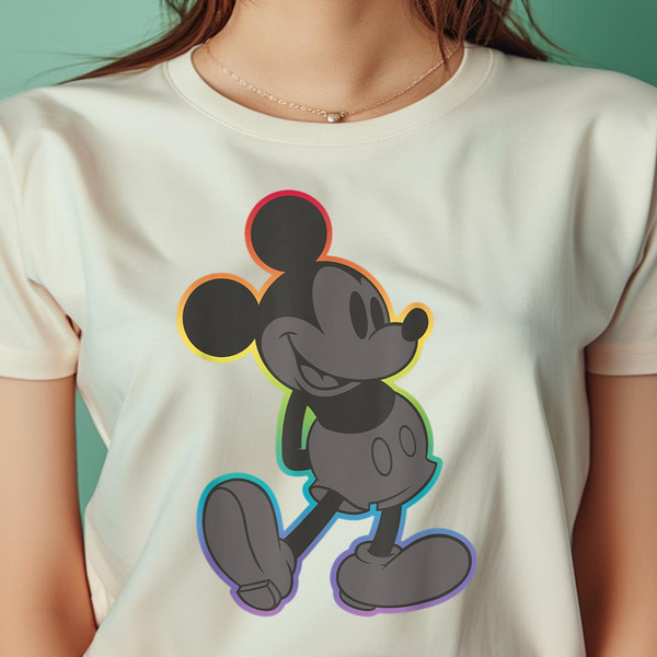 Disney Mickey & Friends Mickey Mouse Rainbow Pride Outline PNG, Rainbow Friends PNG, Purple Rainbow Friend Digital Png Files.jpg