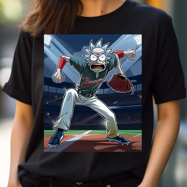 Rick And Morty Vs Atlanta Braves Galactic Game Night PNG, Rick And Morty PNG, Atlanta Braves Digital Png Files.jpg