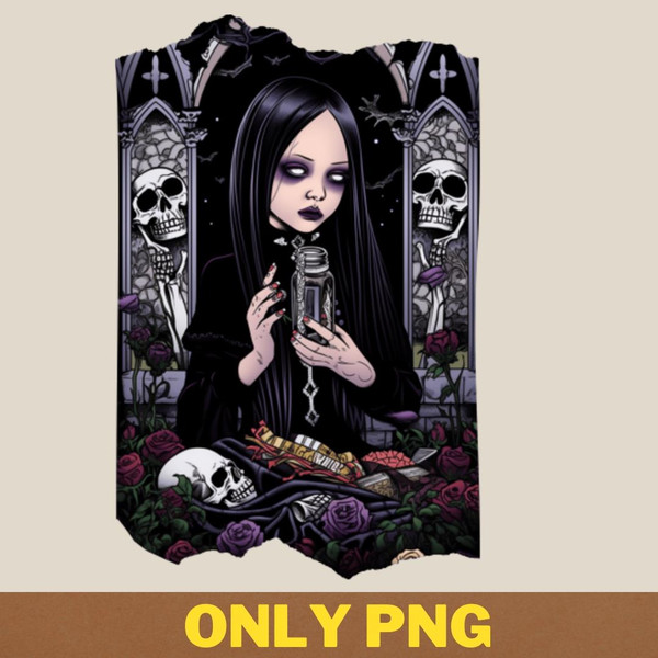 Fantasy Vampiric Alliances Formed Wednesday PNG, Best Selling PNG, Vampire Digital Png Files.jpg